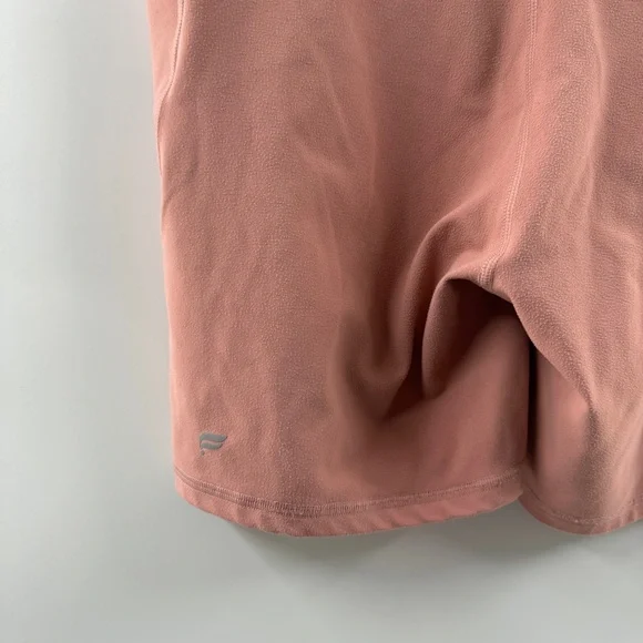 Fabletics PureLuxe Light Pink Crossover Waistband Biker Shorts Size L - Picture 6 of 10